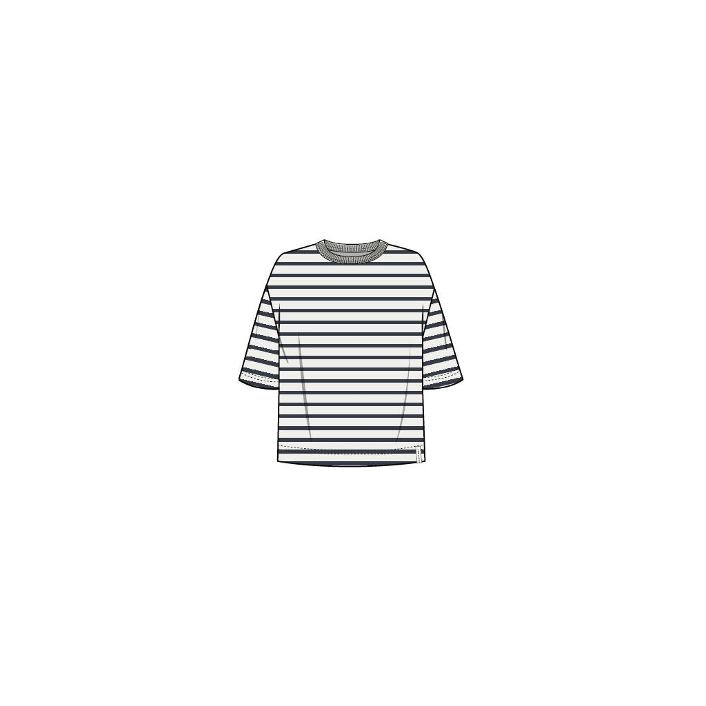 SIGNE BOXY T-SHIRT STRIPE - ESMÉ STUDIOS