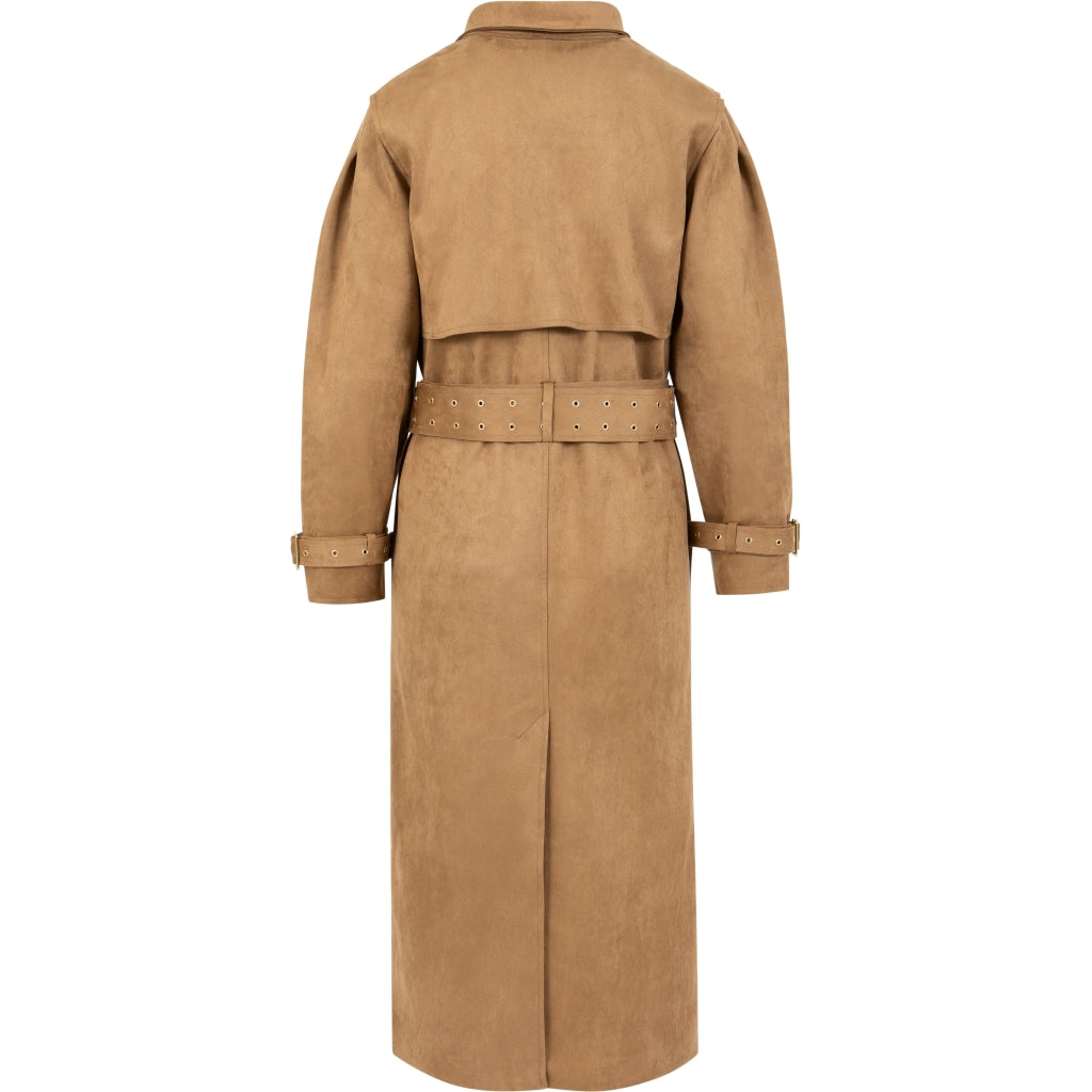 TRENCHCOAT FAUX SUEDE - COSTER CPH