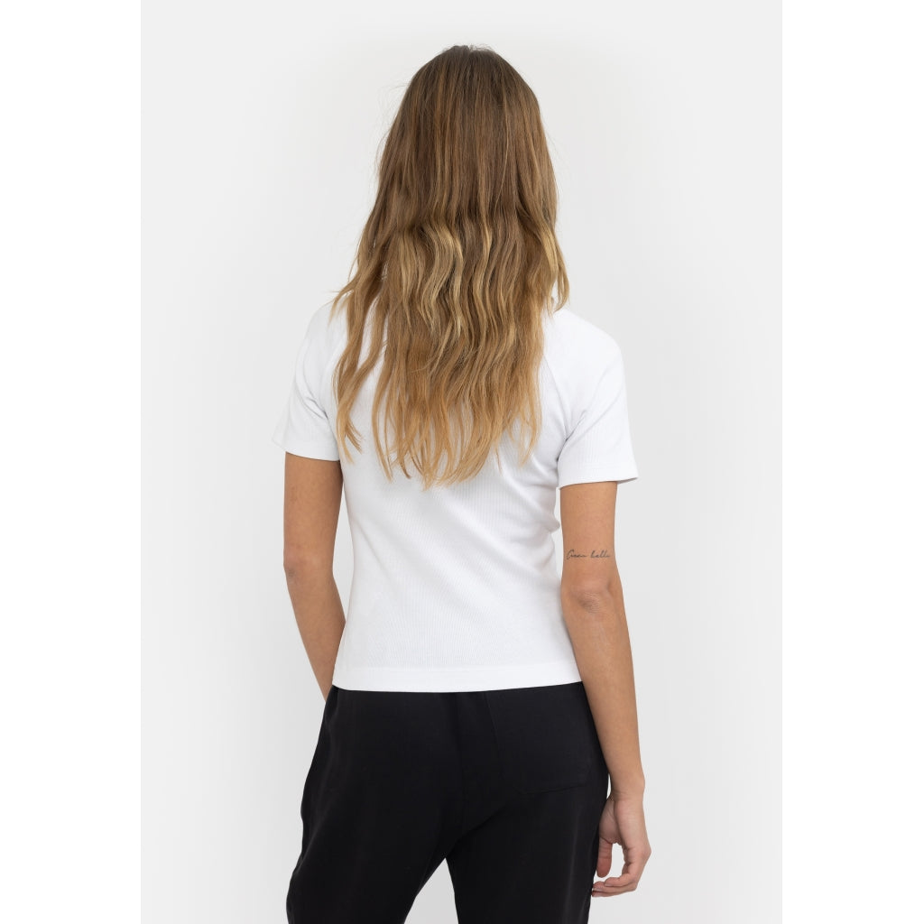 BLOSSOM RIB T-SHIRT - Esmé Studios