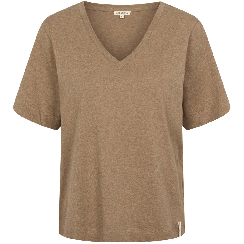 MELAN V-NECK TEE - ESMÉ STUDIOS