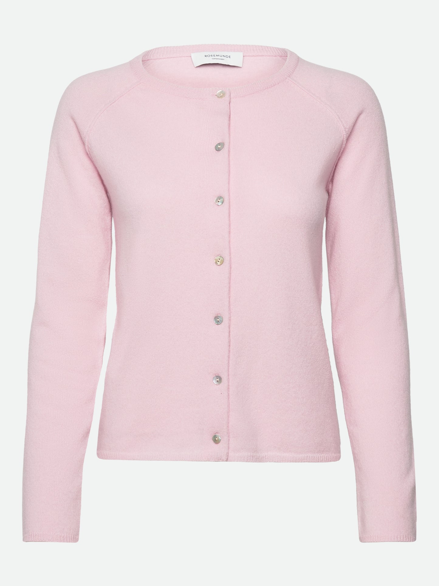 LAICA CASHMERE CARDIGAN - LYSERØD - ROSEMUNDE