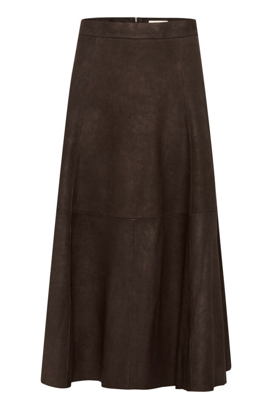 PARVATI LEATHER SKIRT - SOAKED IN LUXURY