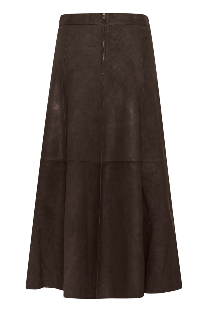 PARVATI LEATHER SKIRT - SOAKED IN LUXURY