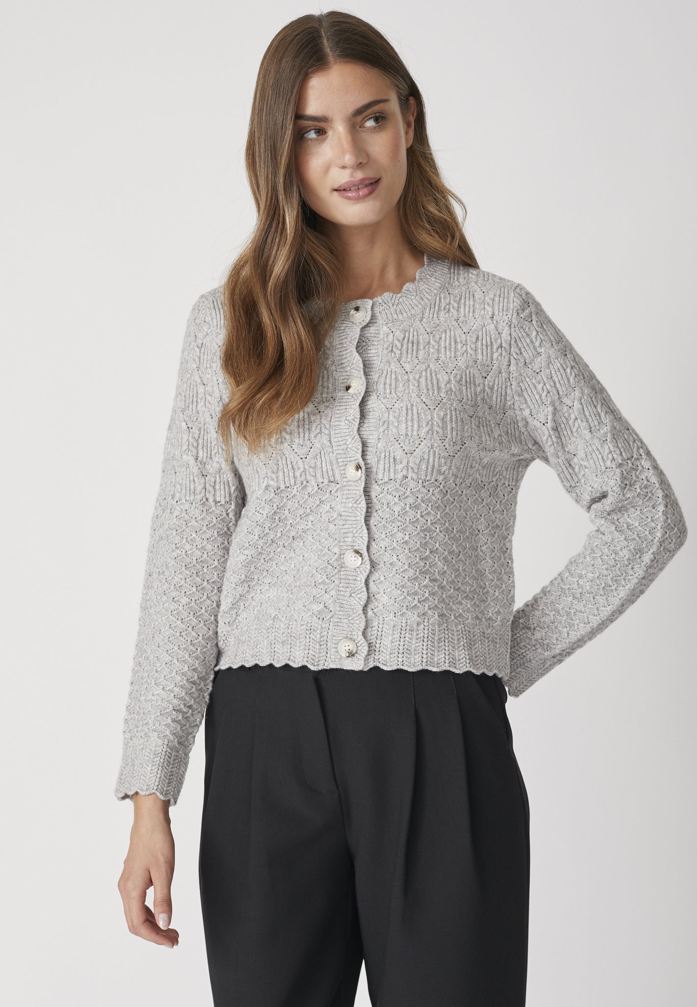 POINTELLE CARDIGAN - CO'COUTURE