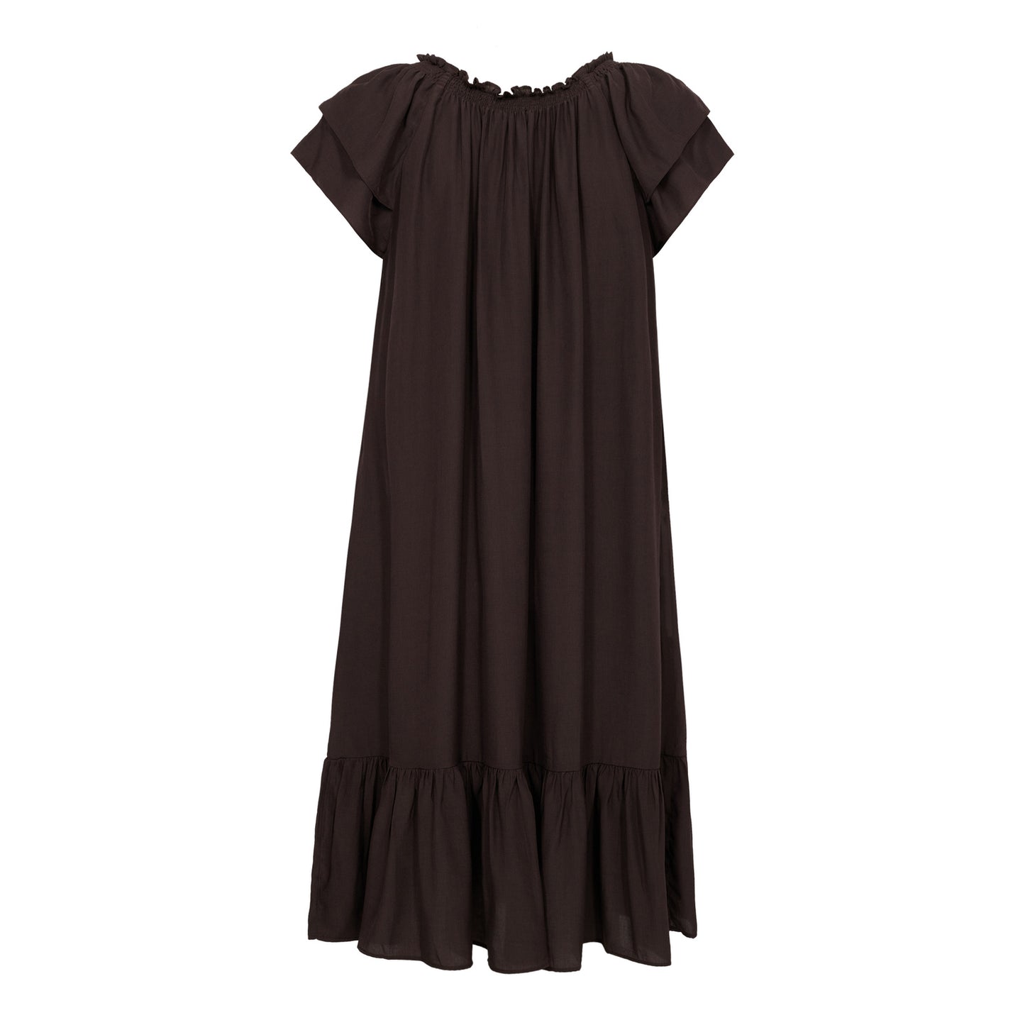 SUNRISE CROP DRESS - MOCCA - CO'COUTURE