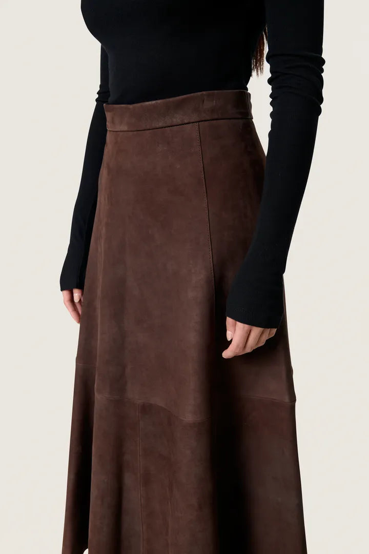 PARVATI LEATHER SKIRT - SOAKED IN LUXURY