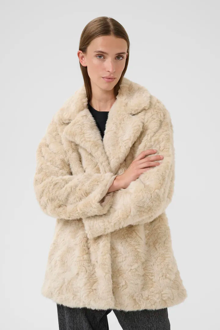 BOLINDA FUR JACKET - KAREN BY SIMONSEN