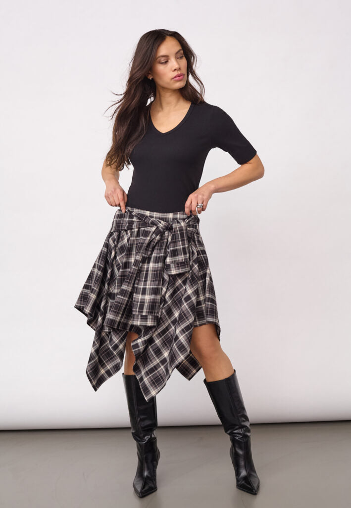 DAGNY TIE SKIRT - CO'COUTURE