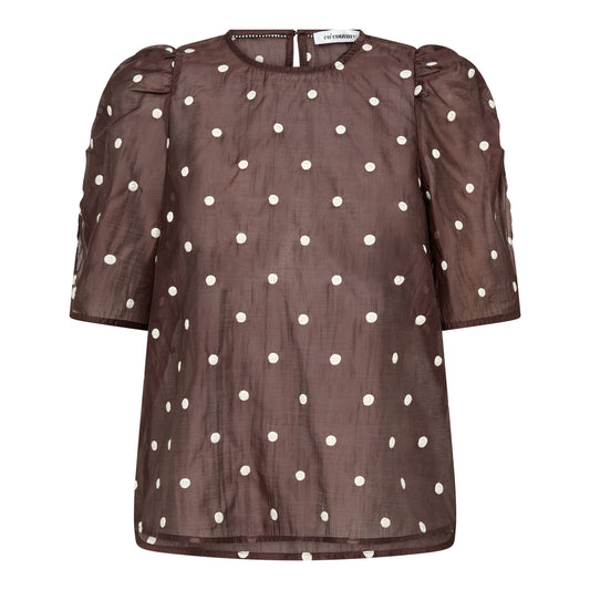 DITA DOT BLOUSE - CO'COUTURE