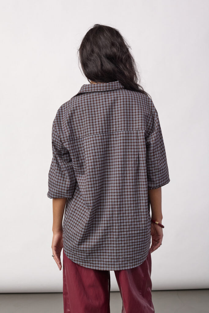 ODEM CHECK SHIRT - CO'COUTURE