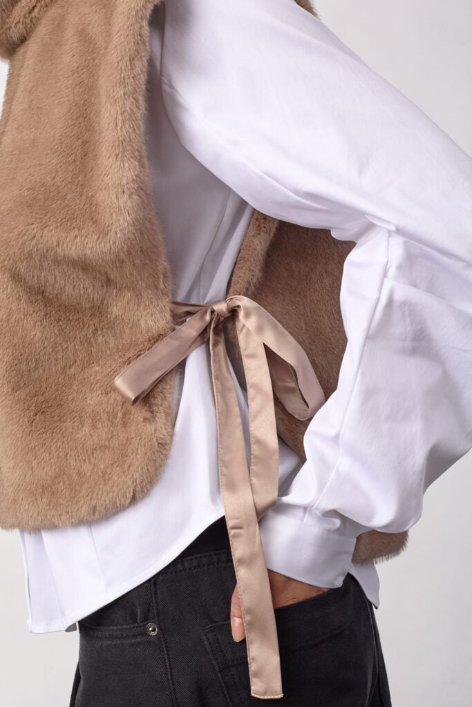 FERA FAUX VEST - CO'COUTURE