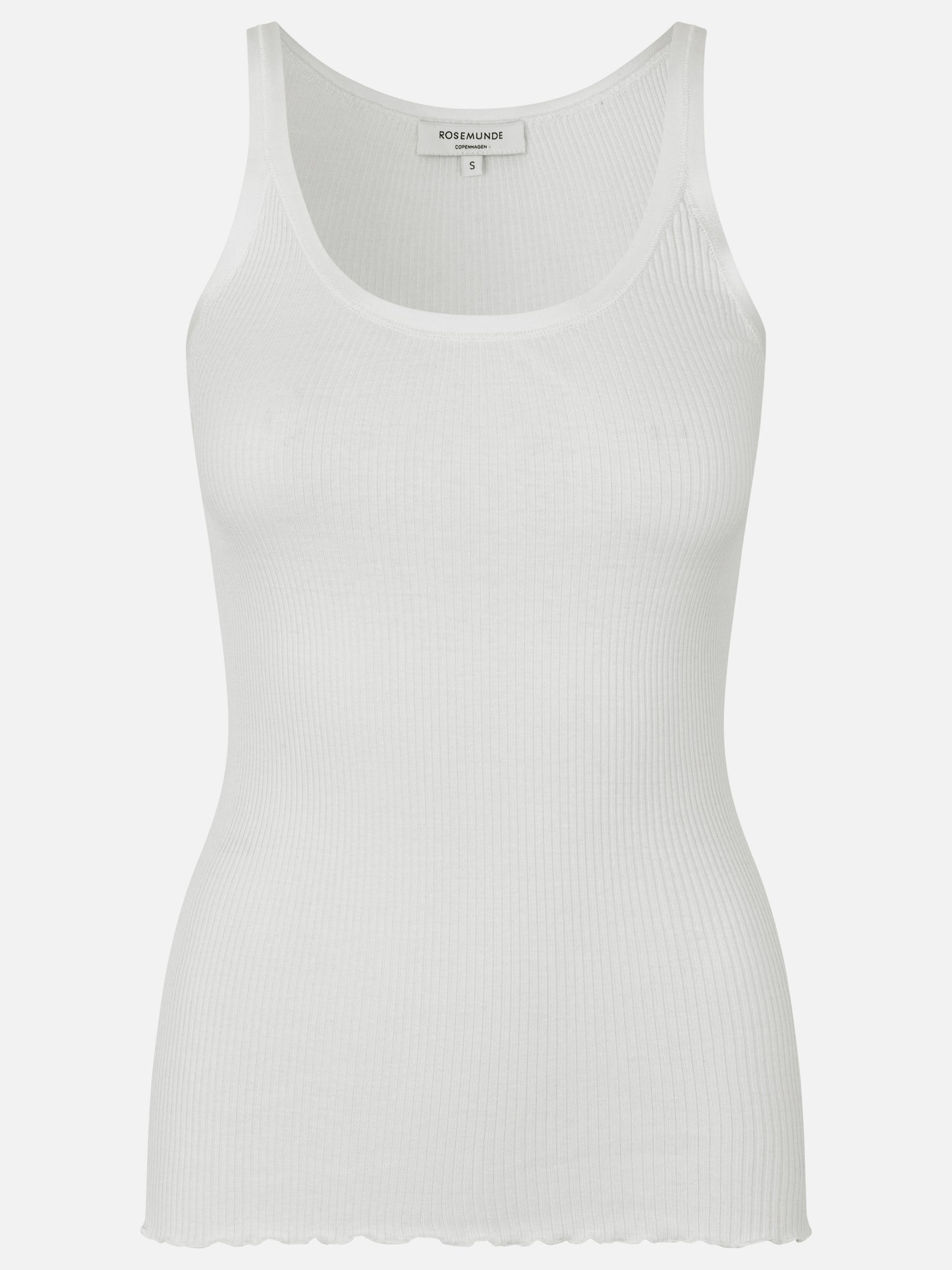 BELLE SILKE TOP - NEW WHITE - ROSEMUNDE