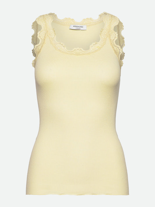 BABETTE SILKE TOP -YELLOW - ROSEMUNDE