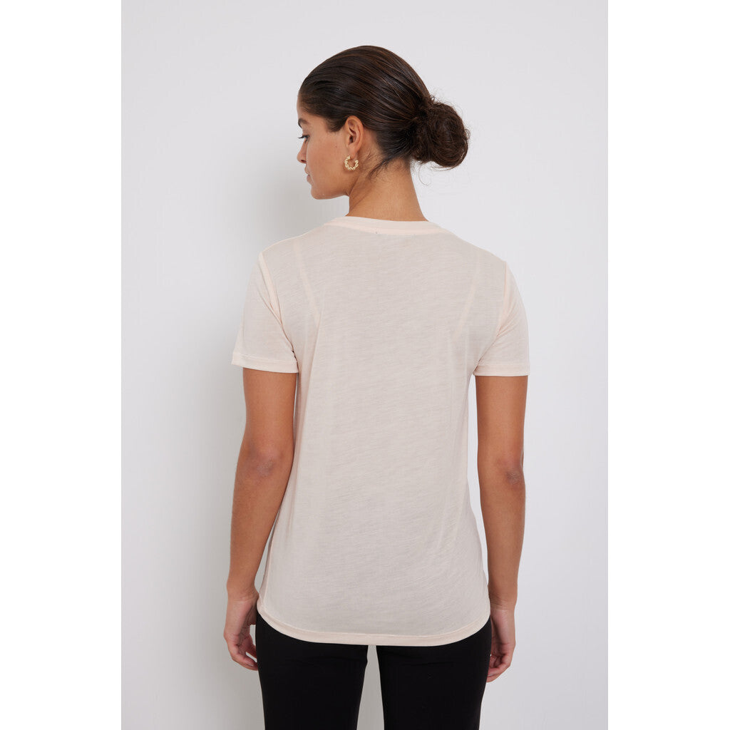 KATKA TEE- LIGHT PEACH - BRUUNS BAZAAR