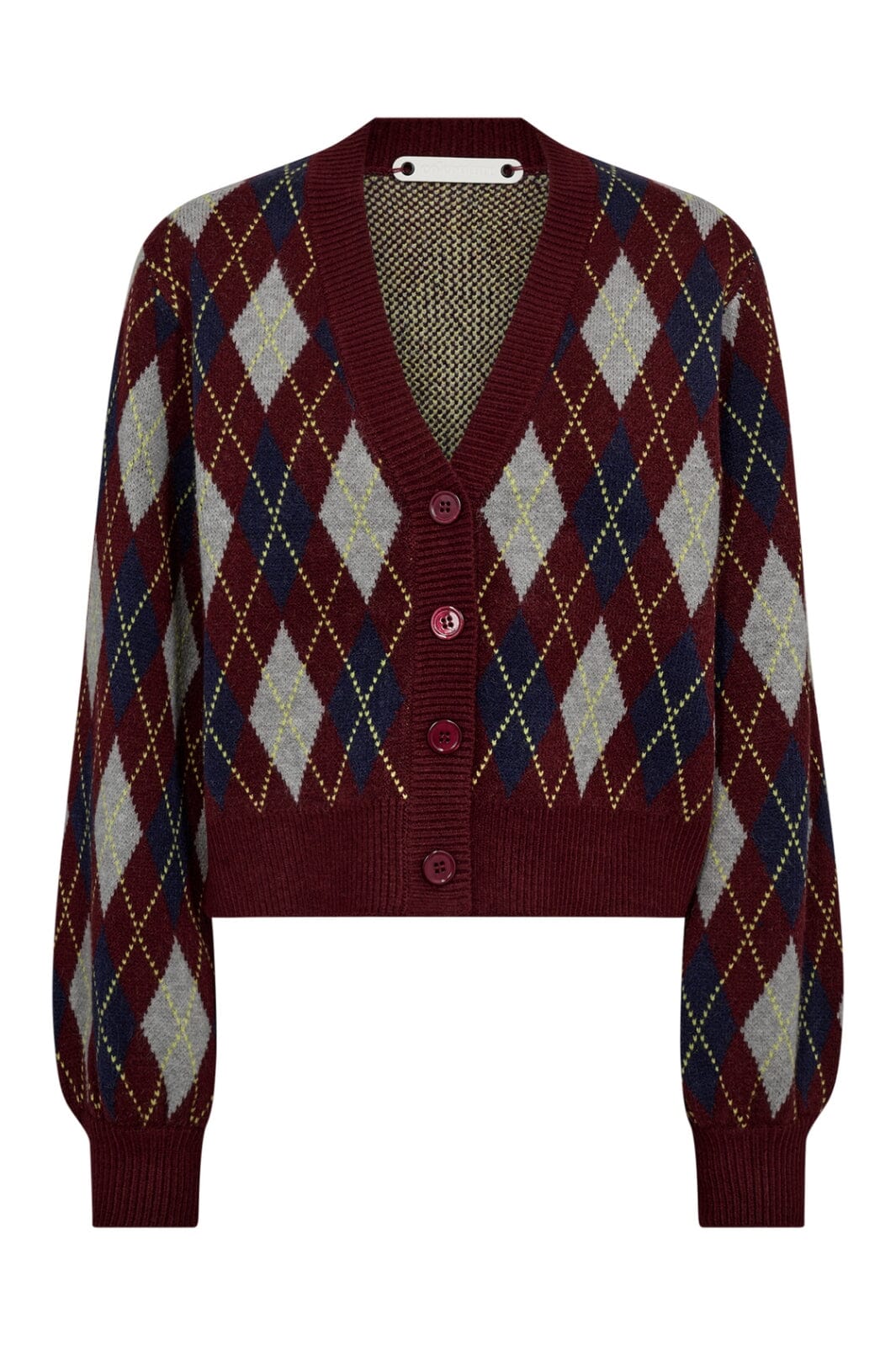 ROW CHECK CARDIGAN - CO'COUTURE