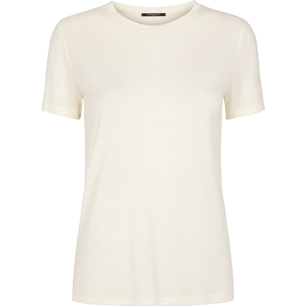 KATKA TEE - SNOW WHITE - BRUUNS BAZAAR