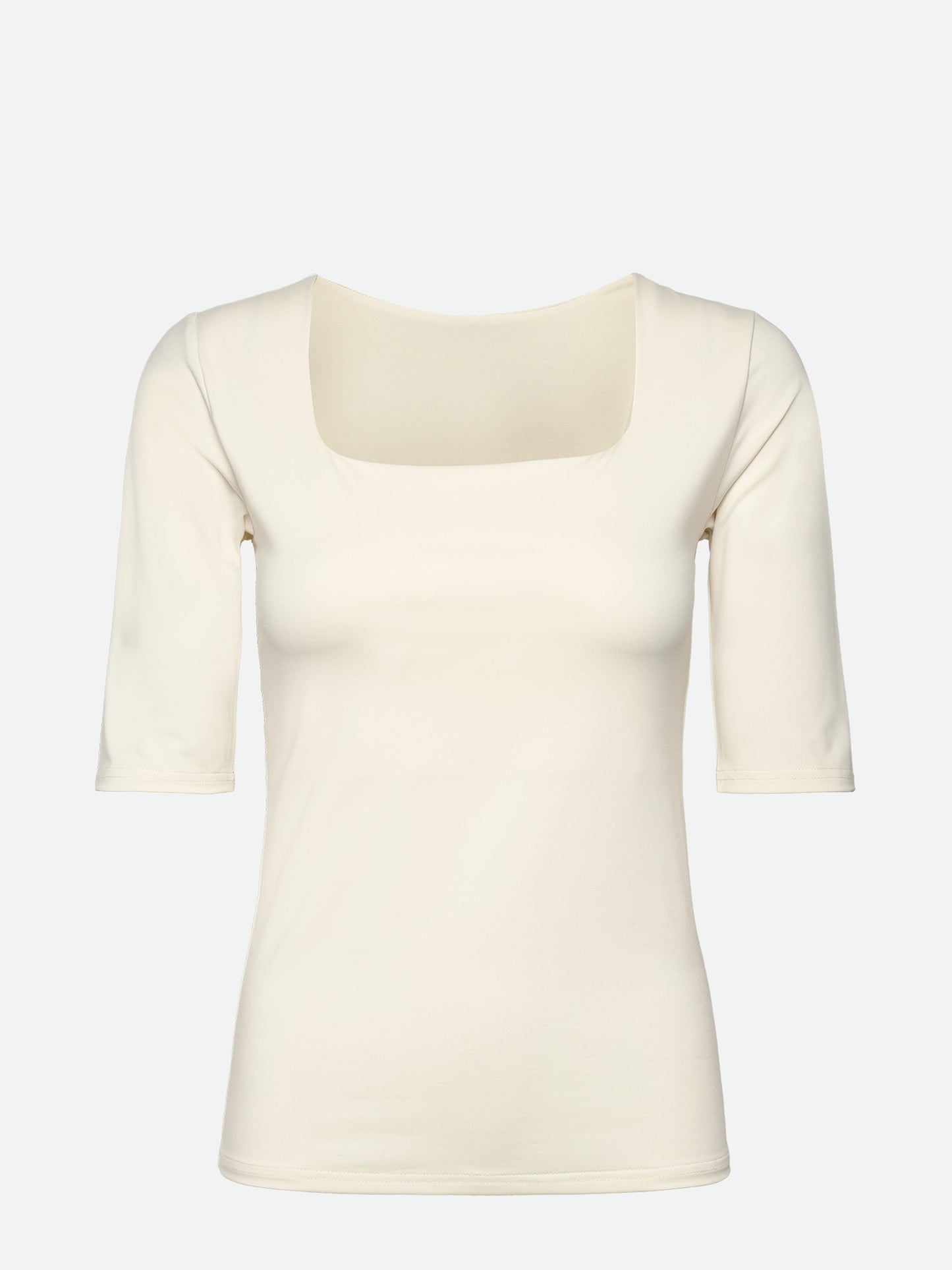 BILLIE 2/4 T-SHIRT - IVORY - ROSEMUNDE