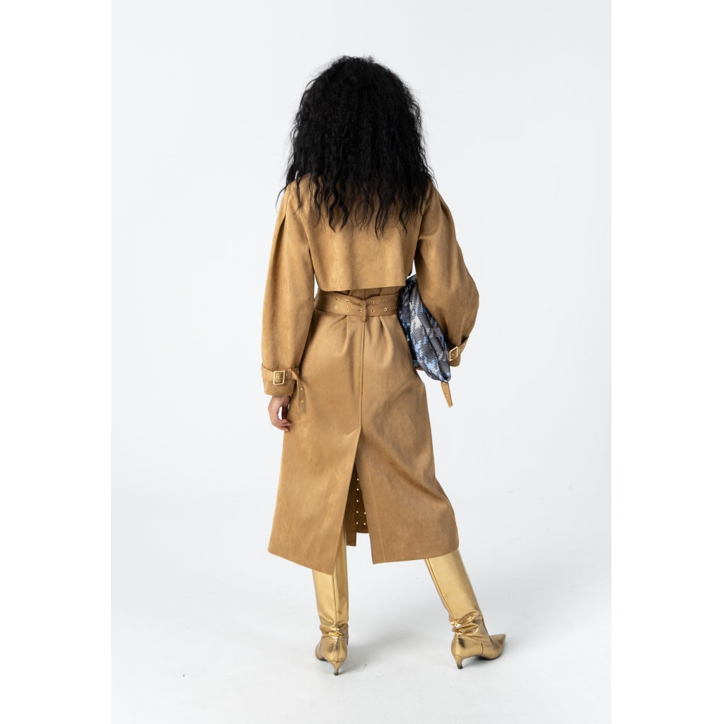 TRENCHCOAT FAUX SUEDE - COSTER CPH