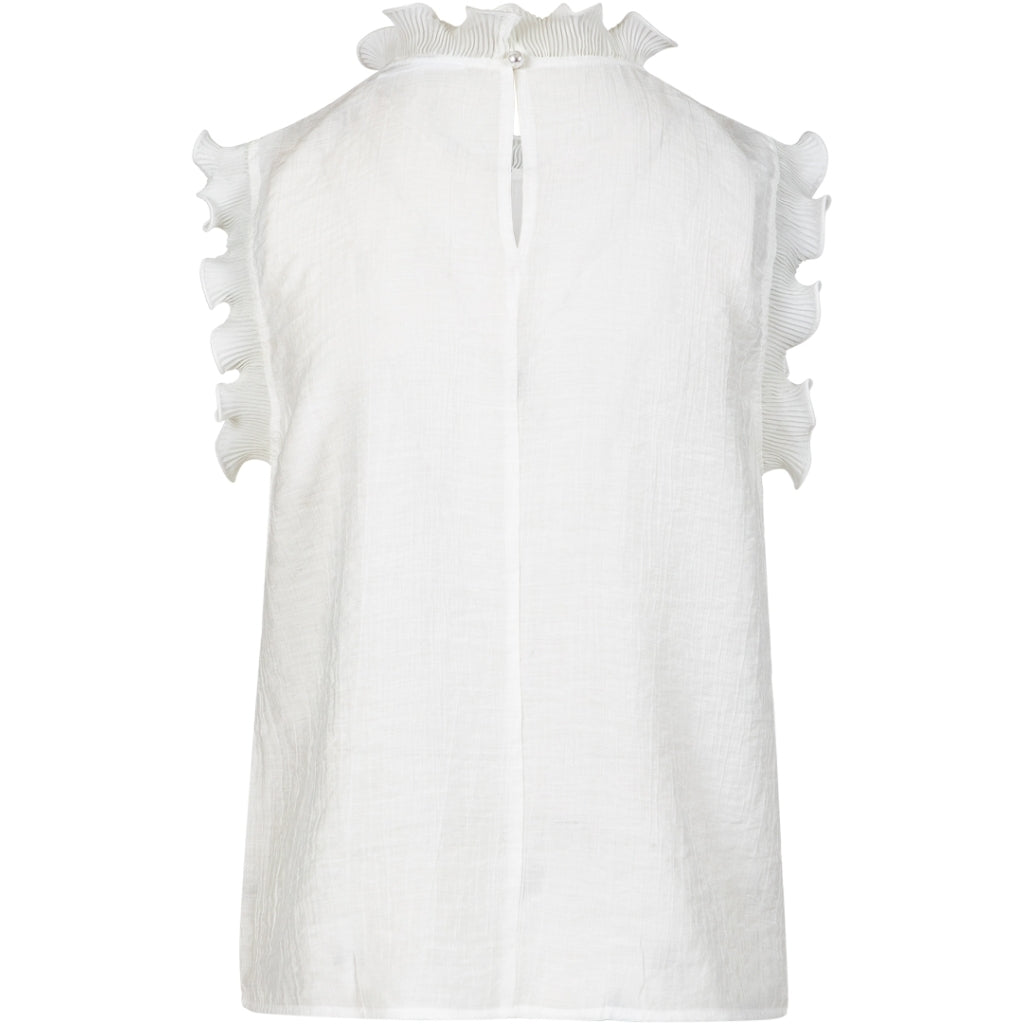 TOP WITH RUFFLES- HVID - COSTER COPENHAGEN