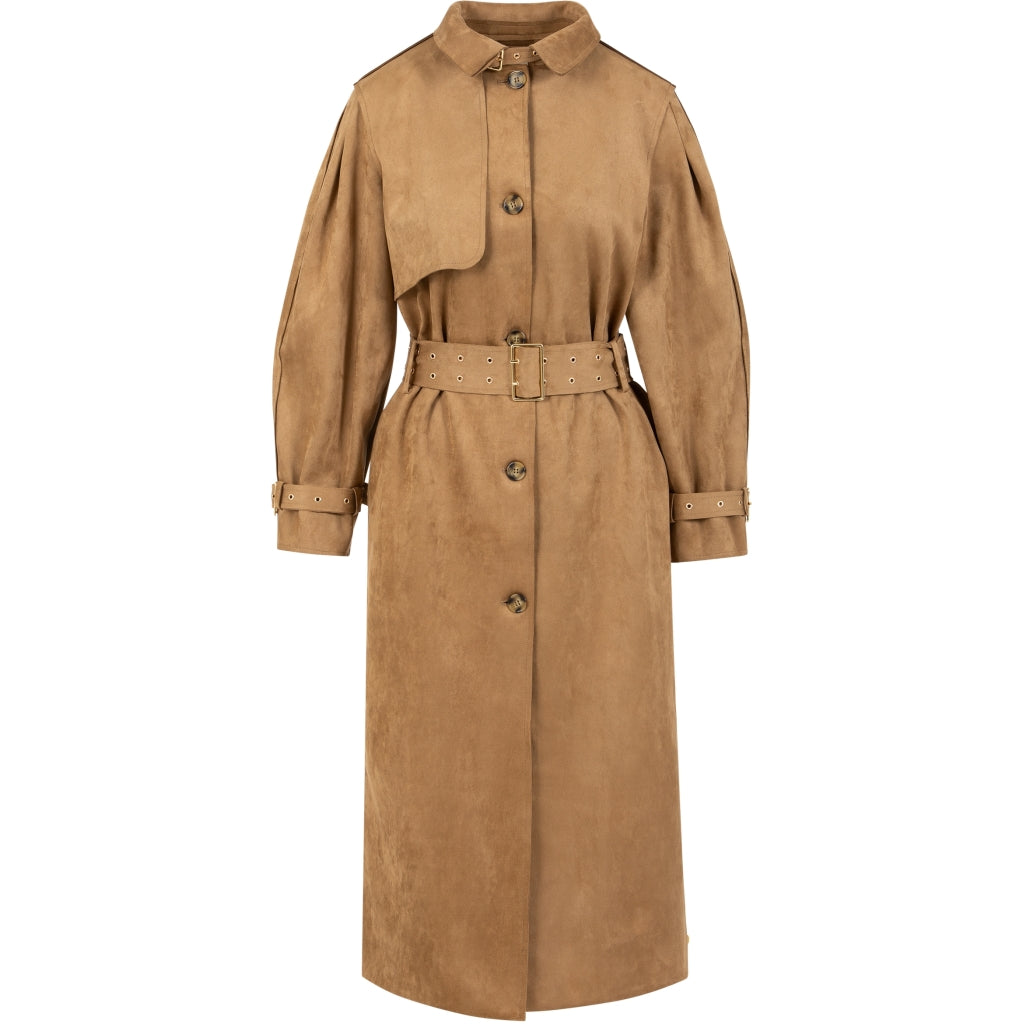 TRENCHCOAT FAUX SUEDE - COSTER CPH