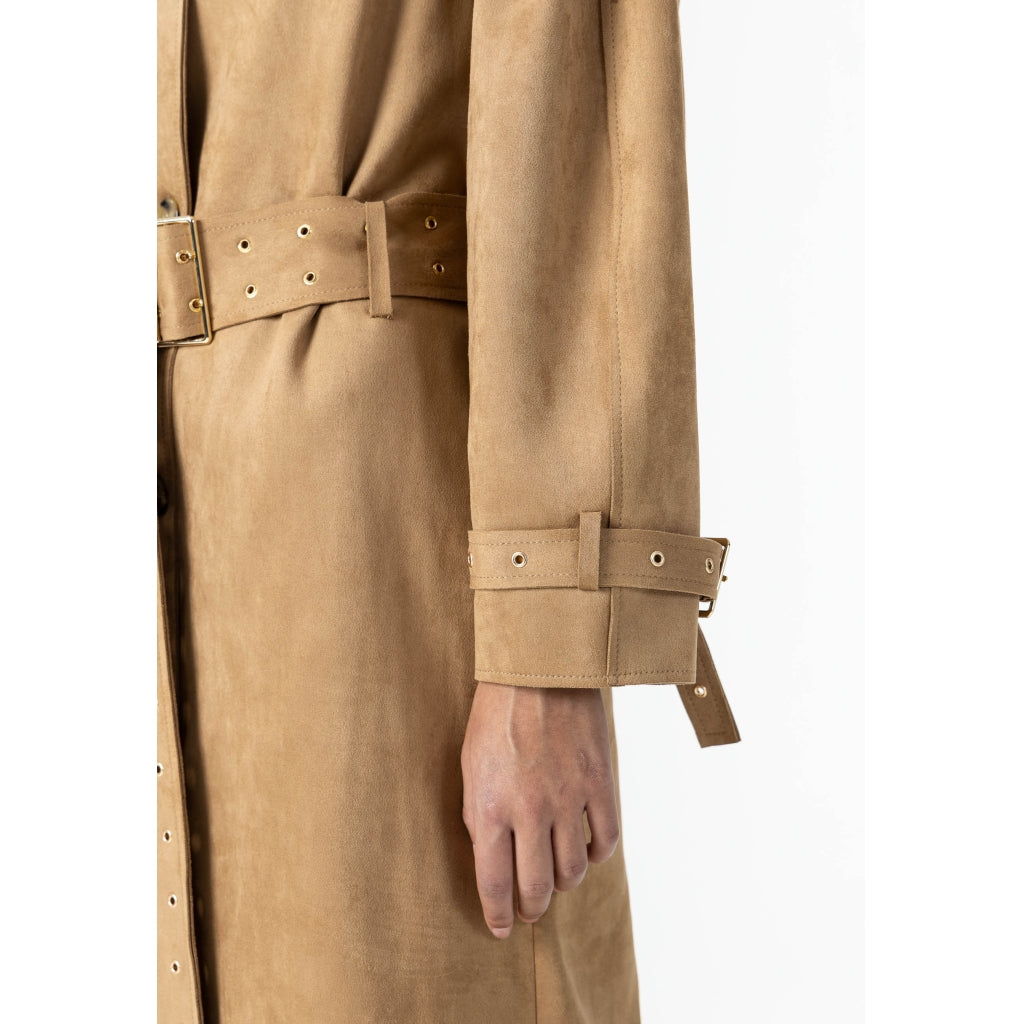 TRENCHCOAT FAUX SUEDE - COSTER CPH