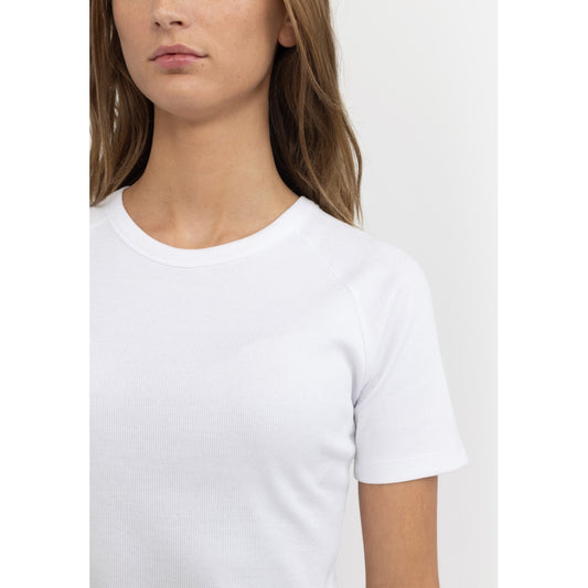 BLOSSOM RIB T-SHIRT - GOSSIA