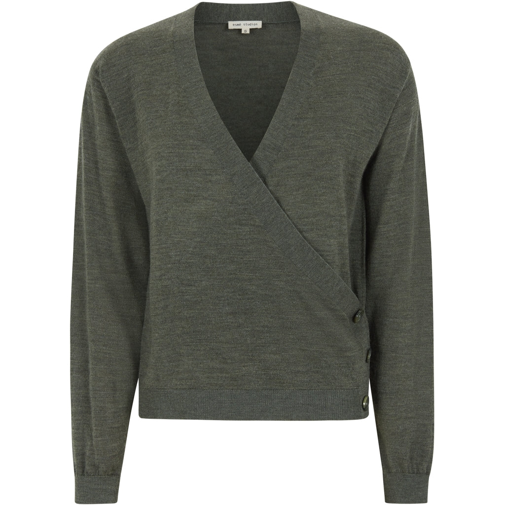 JILL KNIT WRAP TOP - ESMÉ STUDIOS