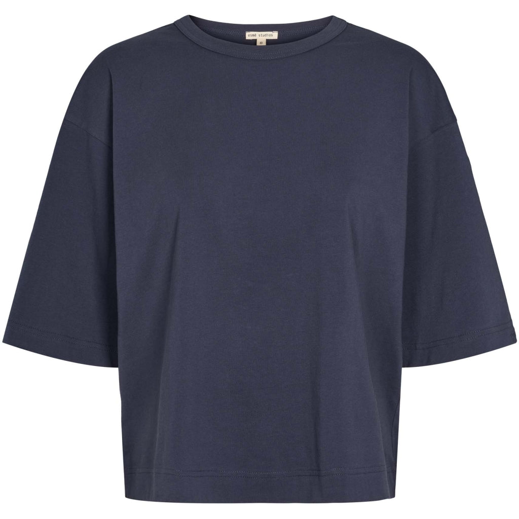 SIGNE BOXY TEE - BLUE NIGHTS - ESMÉ STUDIOS