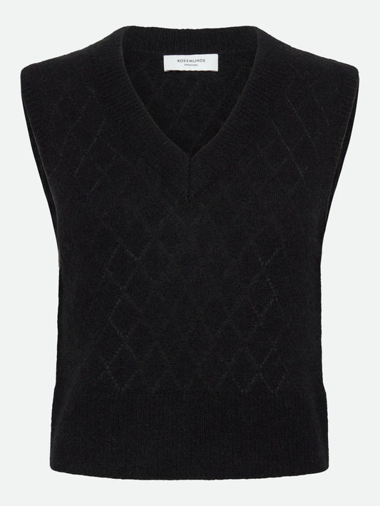 AIDA ALPACA VEST - ROSEMUNDE