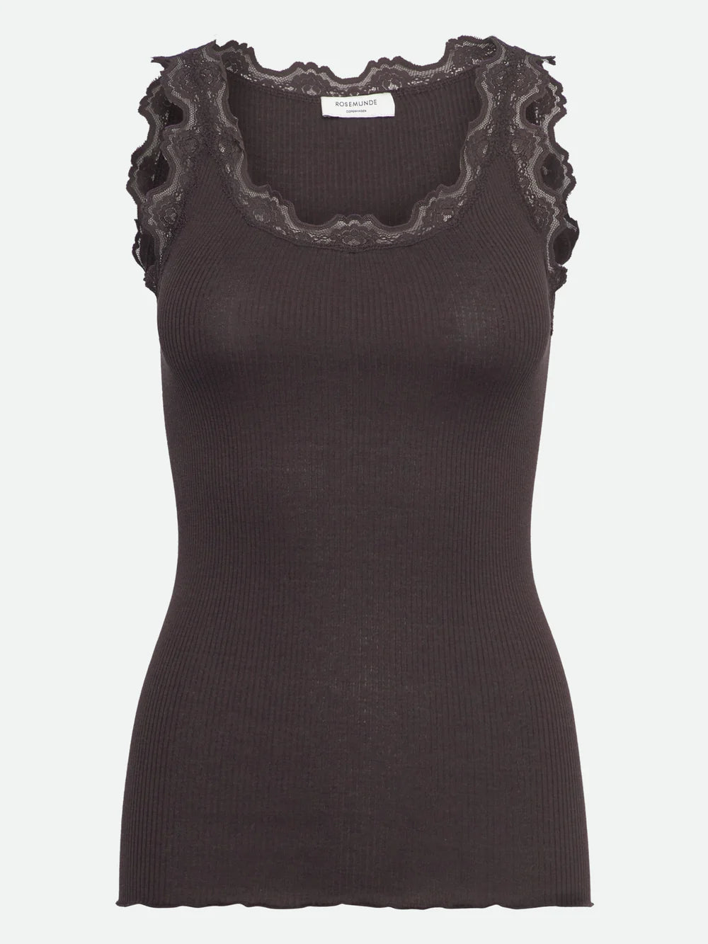 BABETTE SIL TOP - GANACHE - ROSEMUNDE