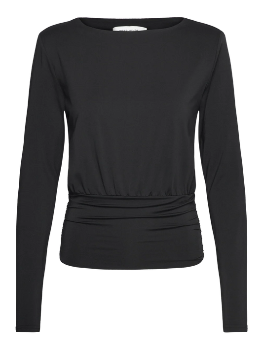 BILLIE O-NECK ls T-SHIRT - ROSEMUNDE