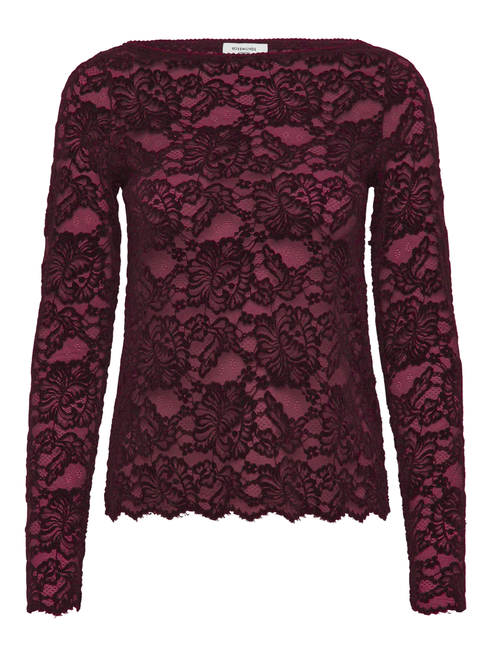 DANIA LACE T-SHIRT - ROSEMUNDE