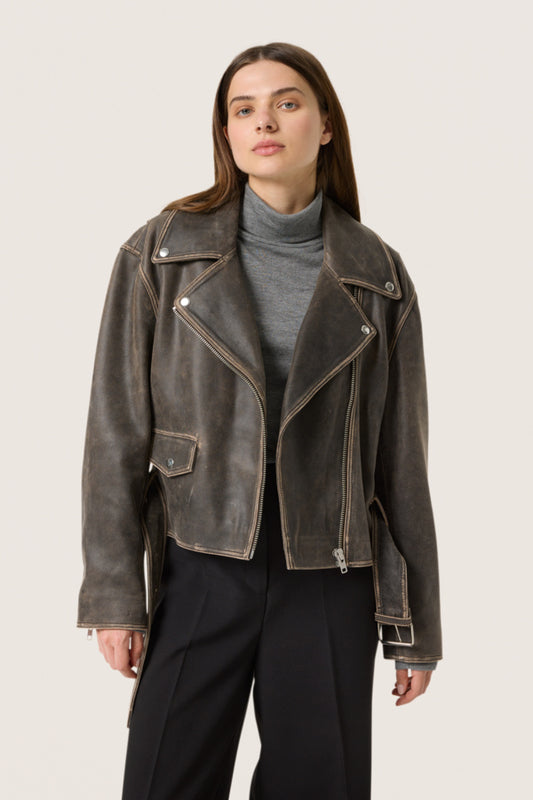 FIORELLA BIKER JACKET STUDIO - SOAKED