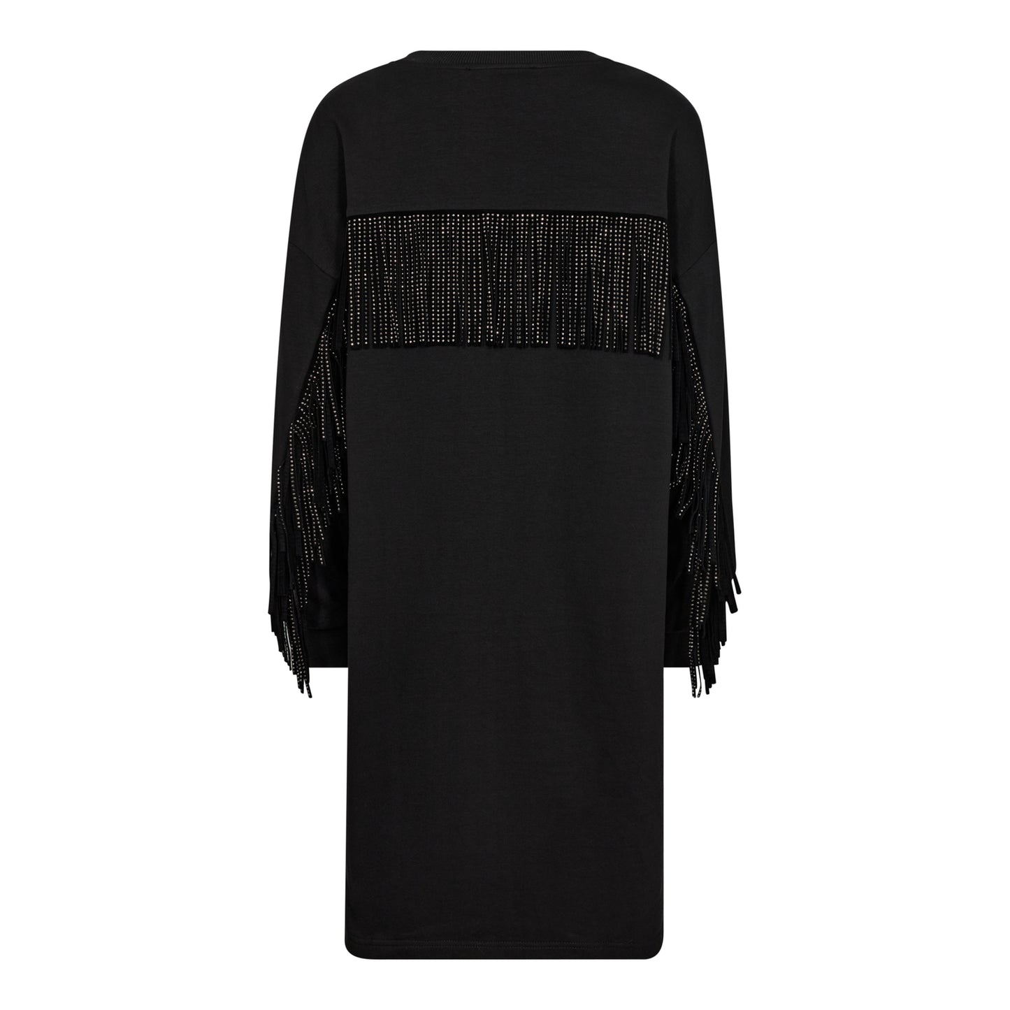 FRINGE SWEAT DRESS - CO'COUTURE