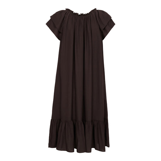 SUNRISE CROP DRESS - MOCCA - CO'COUTURE