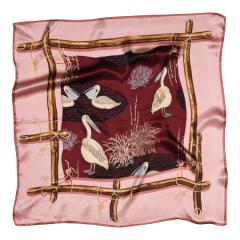 BIRDIE SILK SCARF - SNEAKY FOX