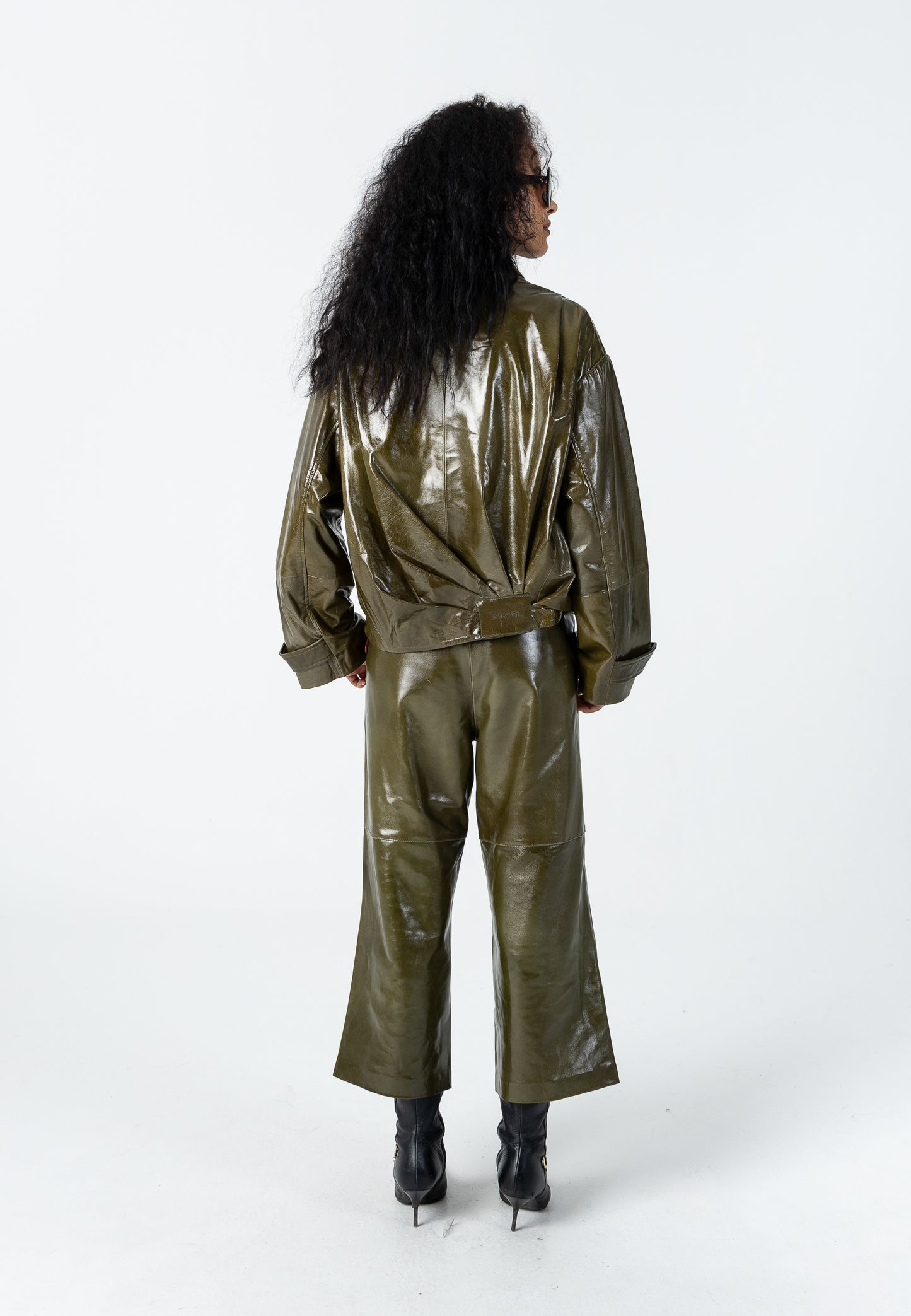 DRAPED LEATHER JACKET - COSTER CPH