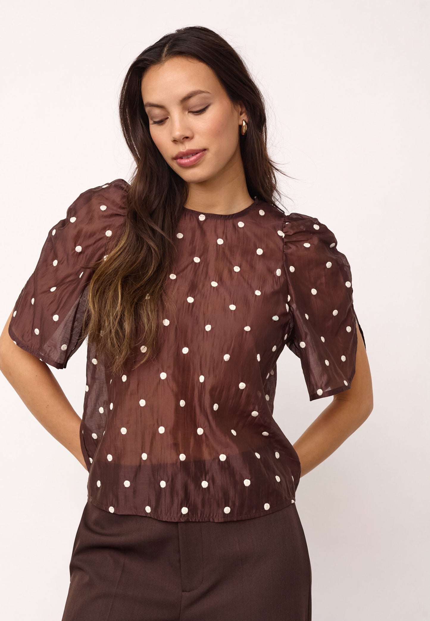DITA DOT BLOUSE - CO'COUTURE