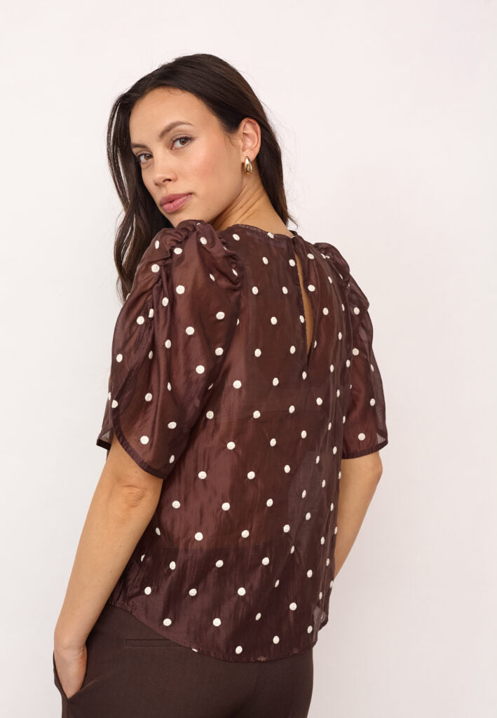 DITA DOT BLOUSE - CO'COUTURE