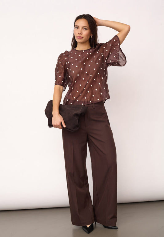 DITA DOT BLOUSE - CO'COUTURE