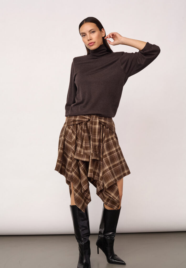DAGNY TIE SKIRT - CO'COUTURE