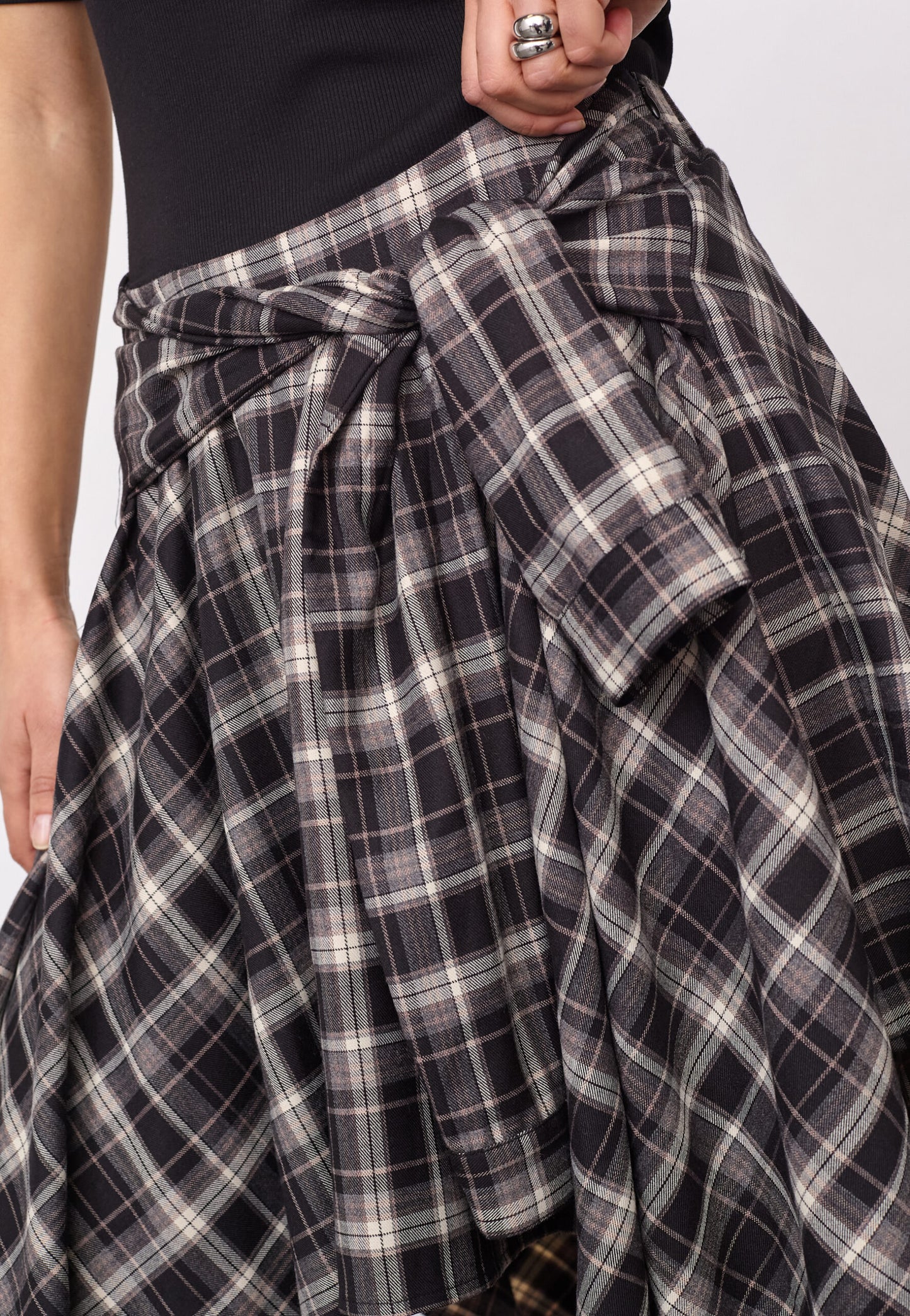 DAGNY TIE SKIRT - CO'COUTURE
