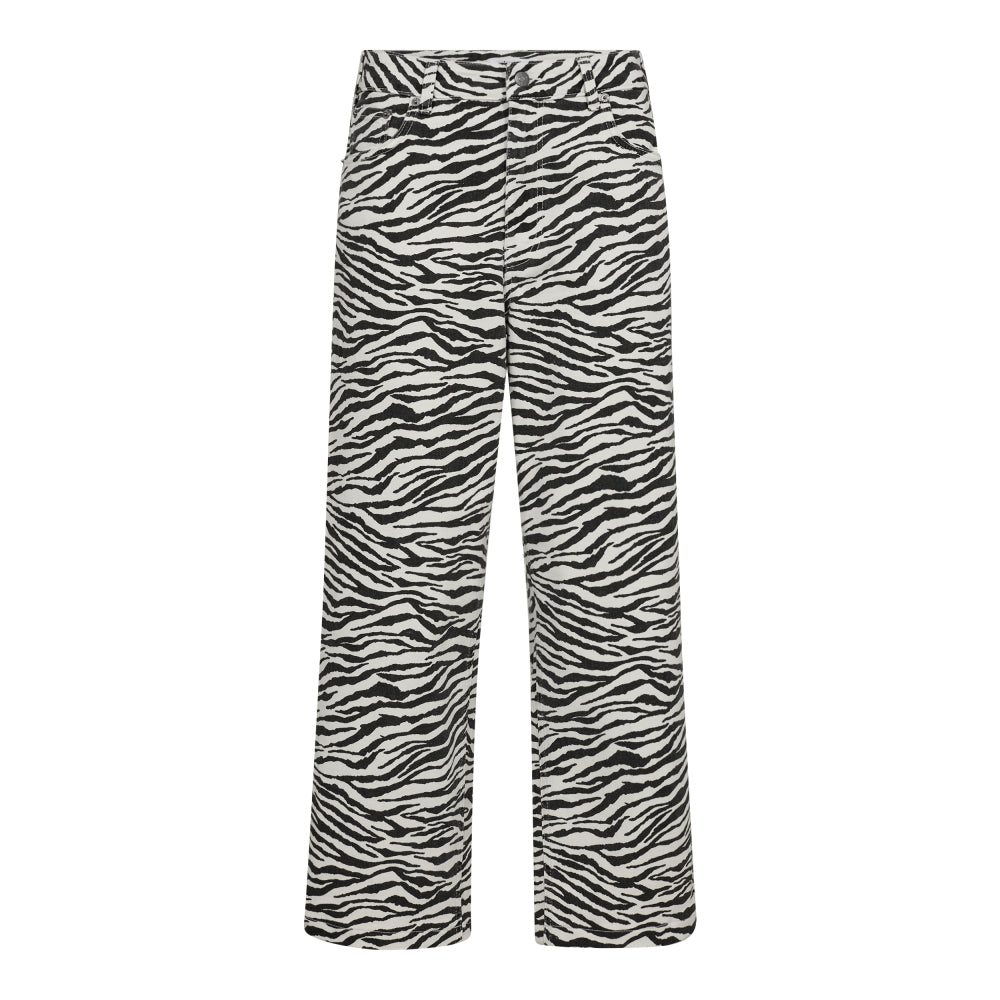 ZION ZEBRA CROP PANTS - CO'COUTURE