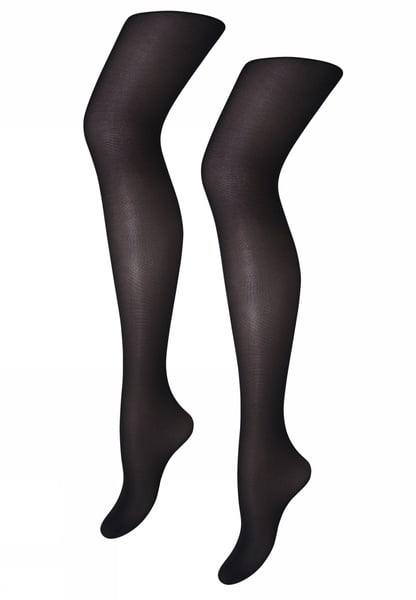 SNEAKY FOX TIGHTS 2-PACK - 40 DEN. SORT