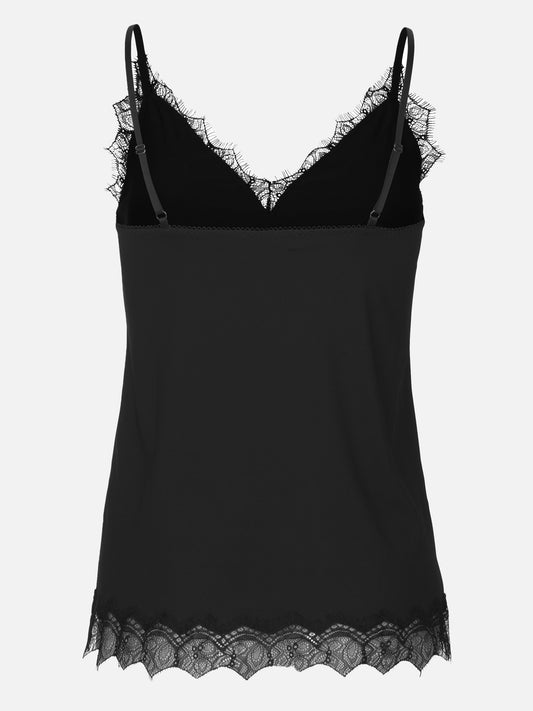 BILLIE LACE STRAP TOP - ROSEMUNDE