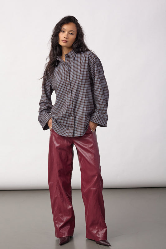 ODEM CHECK SHIRT - CO'COUTURE
