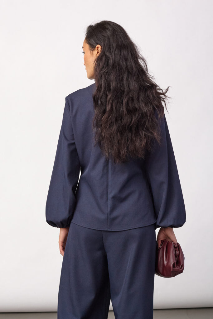 LUNA TIE BLOUSE - CO'COUTURE