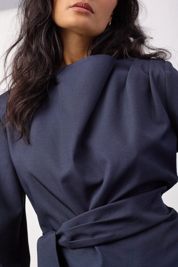 LUNA TIE BLOUSE - CO'COUTURE