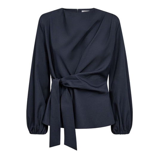 LUNA TIE BLOUSE - CO'COUTURE