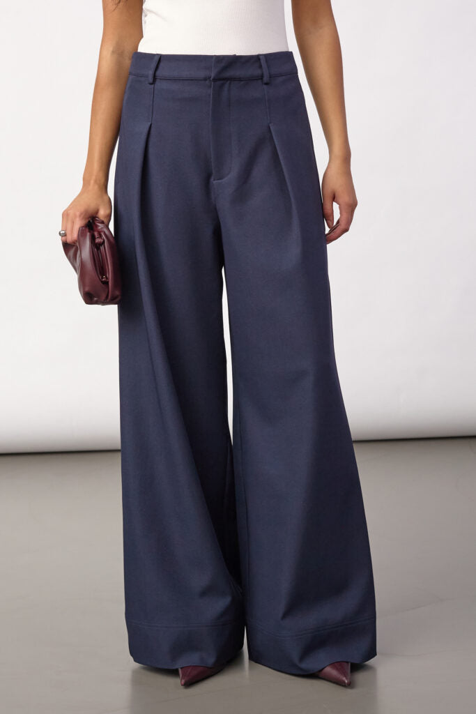 LUNA PLEAT PANT - CO'COUTURE